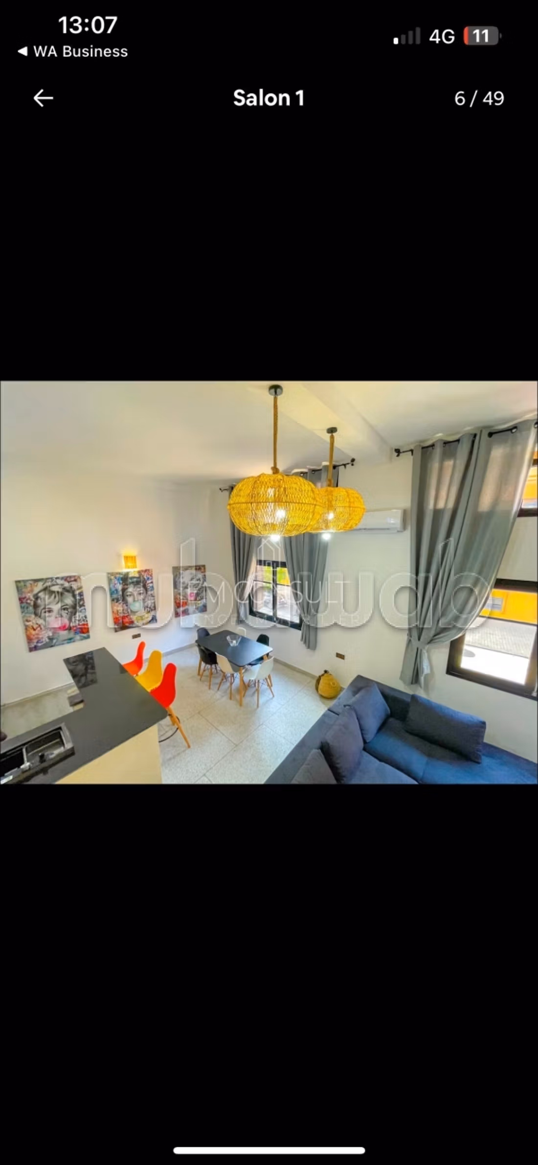 LOCATION duplex 3 chbres meuble — 6