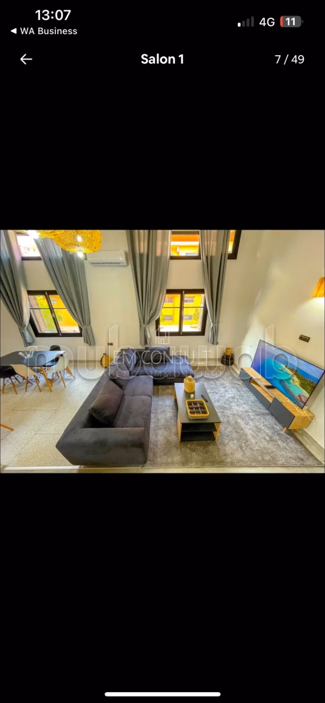 LOCATION duplex 3 chbres meuble — 5