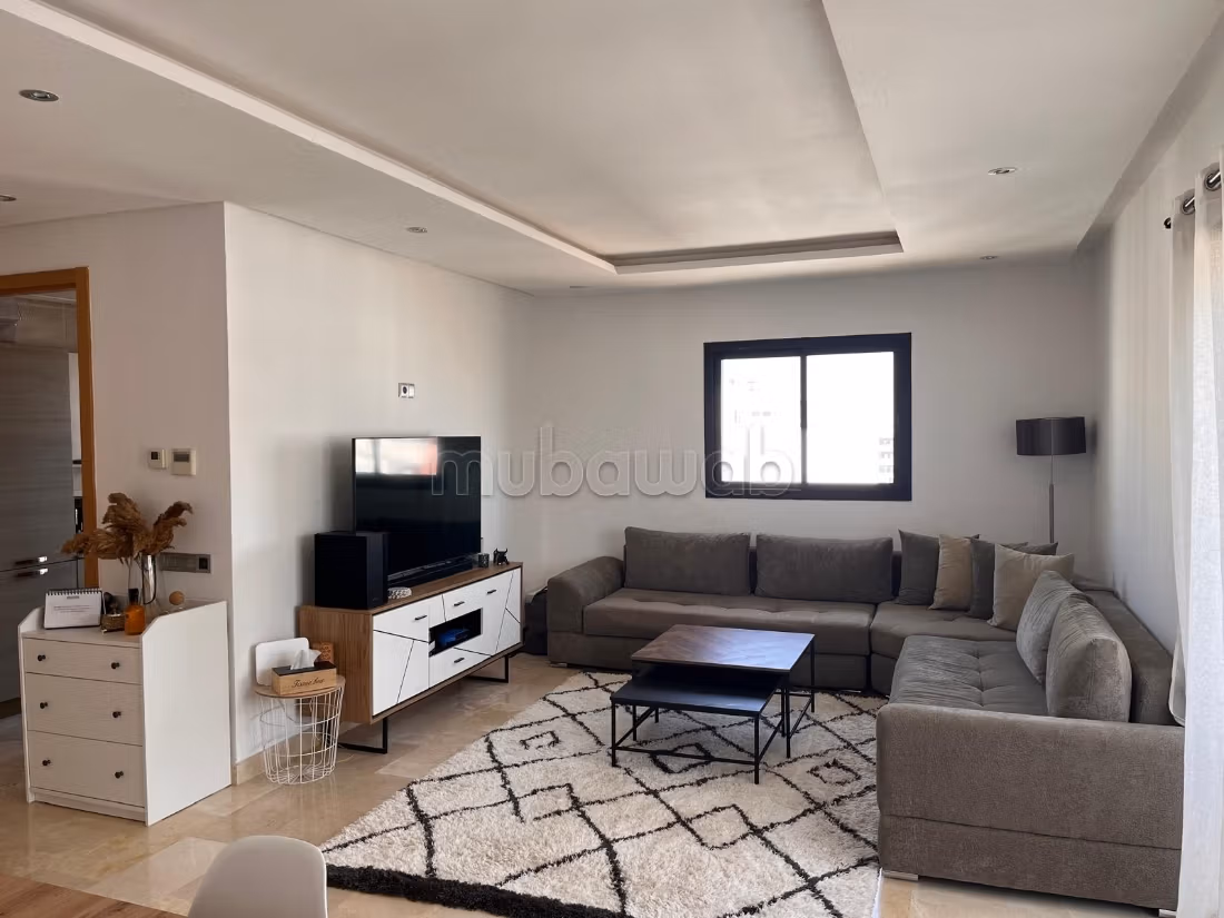 A louer appartement meublé de 101 m² 
Hay Riad — 2