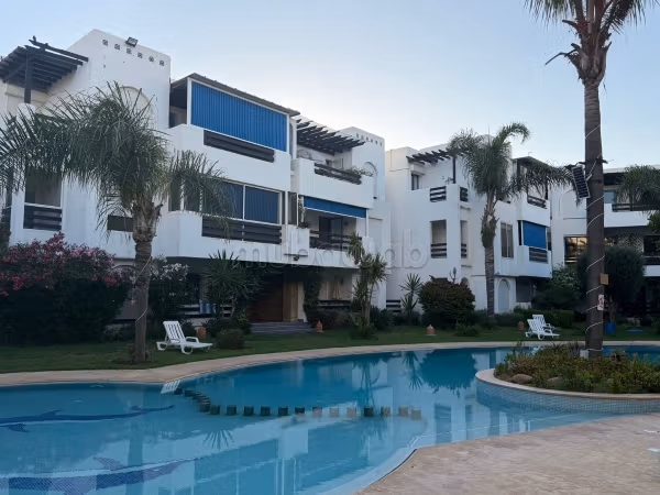 Appartement à vendre à Skhirat beach 
1 de 2 chambres avec Piscine
