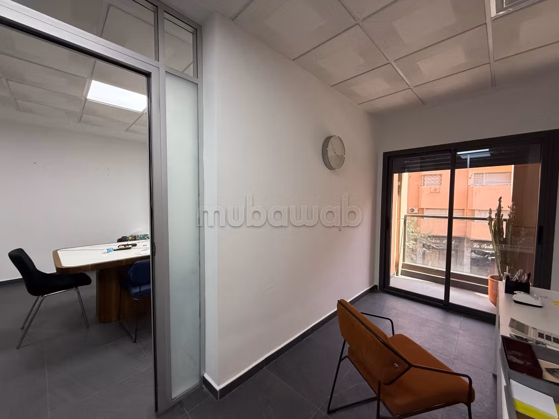 Plateau bureau en location en plein centre de gueliz
