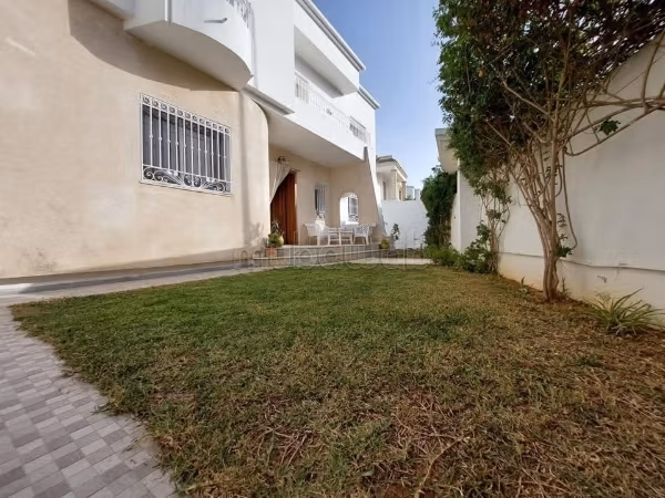 Villa s6 avec grand jardin au jardin laouina