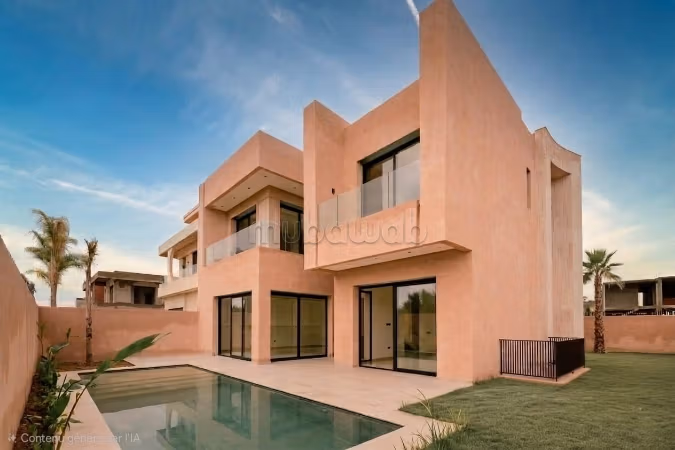 À vendre villa neuve à Golf Akenza Marrakech