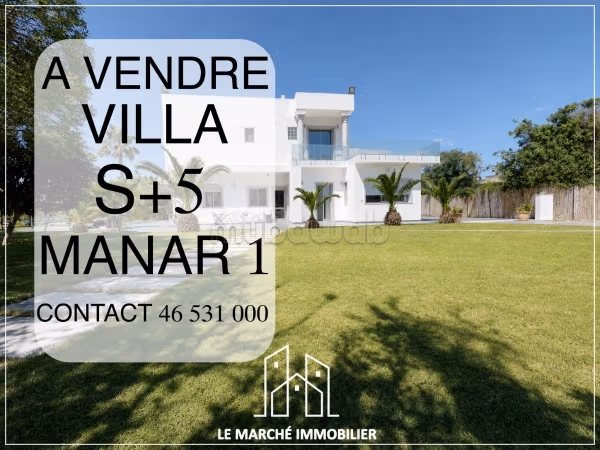 In vendita villa in S5 a El Manar 1