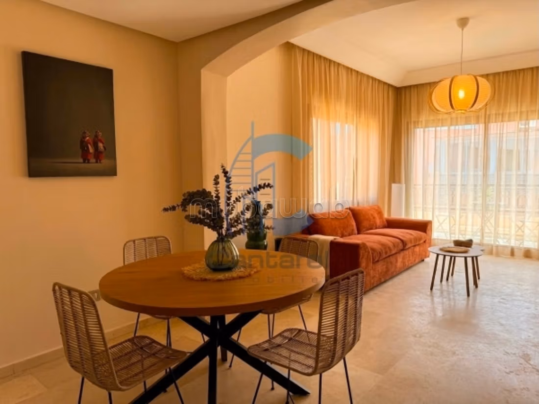 Appartement 2 chambres meublé avec terrasse à louer 
semalalia