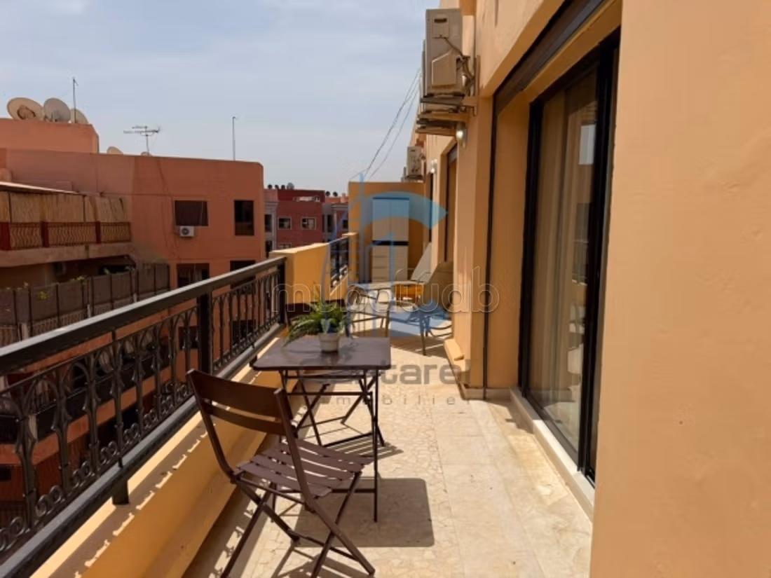 Appartement 2 chambres meublé avec terrasse à louer 
semalalia — 2