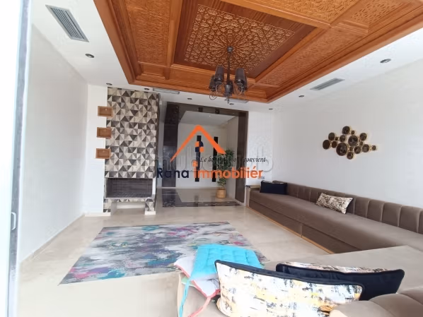 Furnished apartment for rent in Hay Riad Prestigia