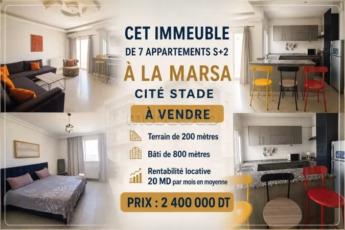 A vendre immeuble de rapport 7 appartements