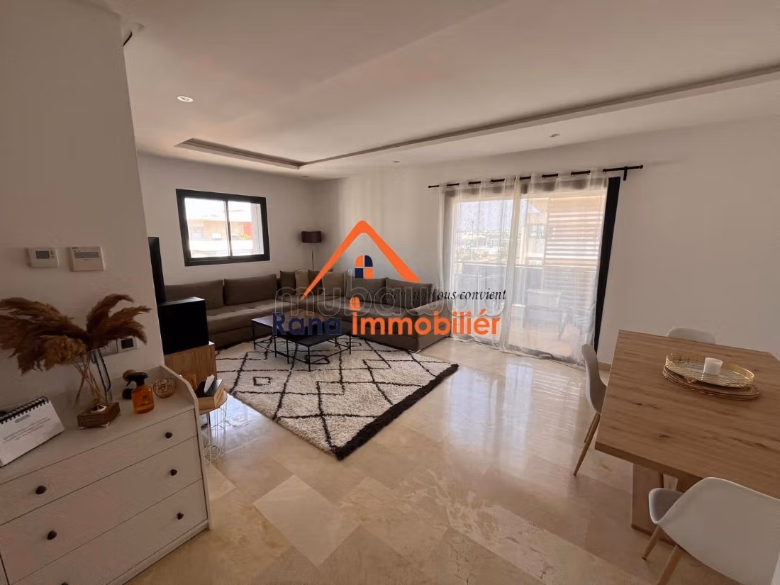 Appartement meublé à louer sur Hay Riad Prestigia