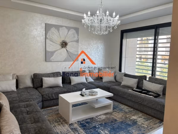 Appartement meublé à louer sur Hay Riad Prestigia