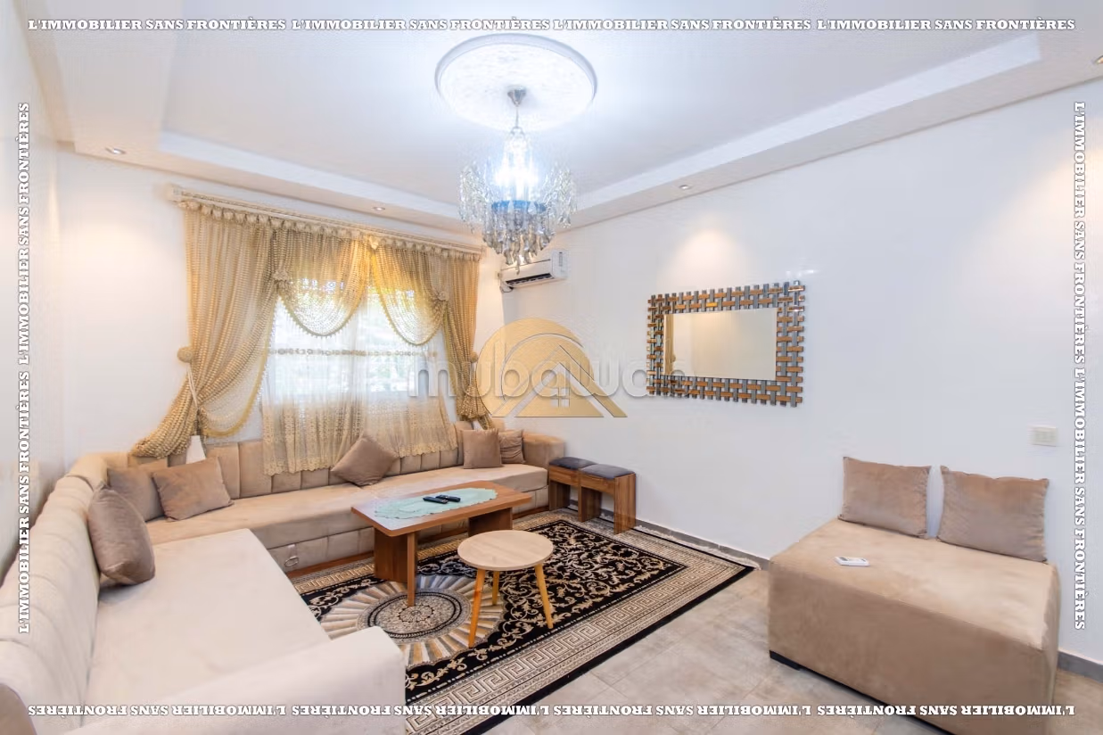 Appartamento arredato in affitto sulla Route d’Amizmiz, Marrakech – Piano terra con giardino privato – 83 m²