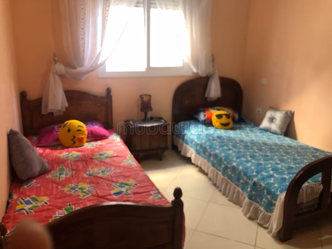 Appartement à louer à Mohajidine. Superficie totale de 65 m². Meublé — 2