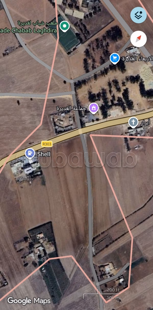 Terrain agricole titré de 11 248 m² à vendre – Commune Laghdira 
Proche Azemmour