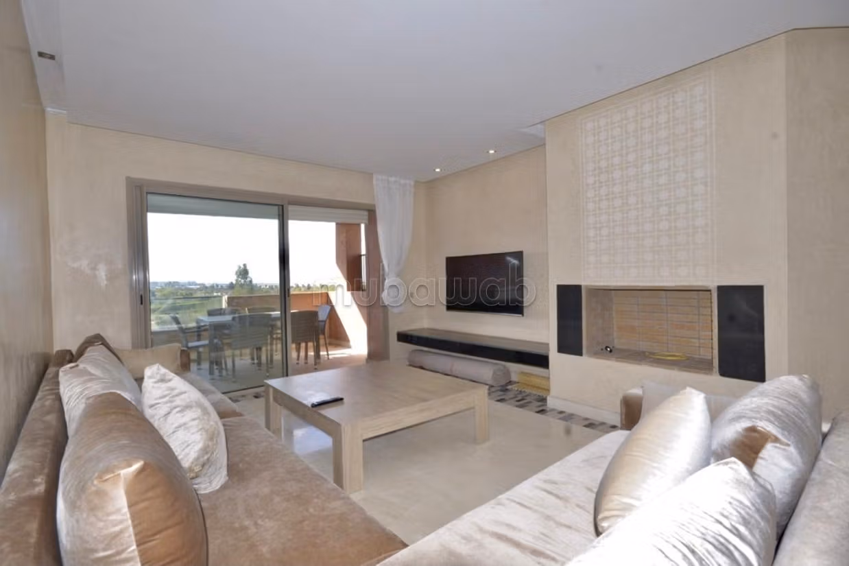 Superbe appartement à louer à Agdal. Surface totale 110 m². Bien meublé