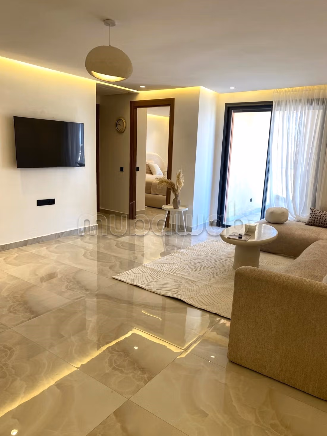 Appartement à louer à Guéliz. Surface totale 54 m². Meublé — 6