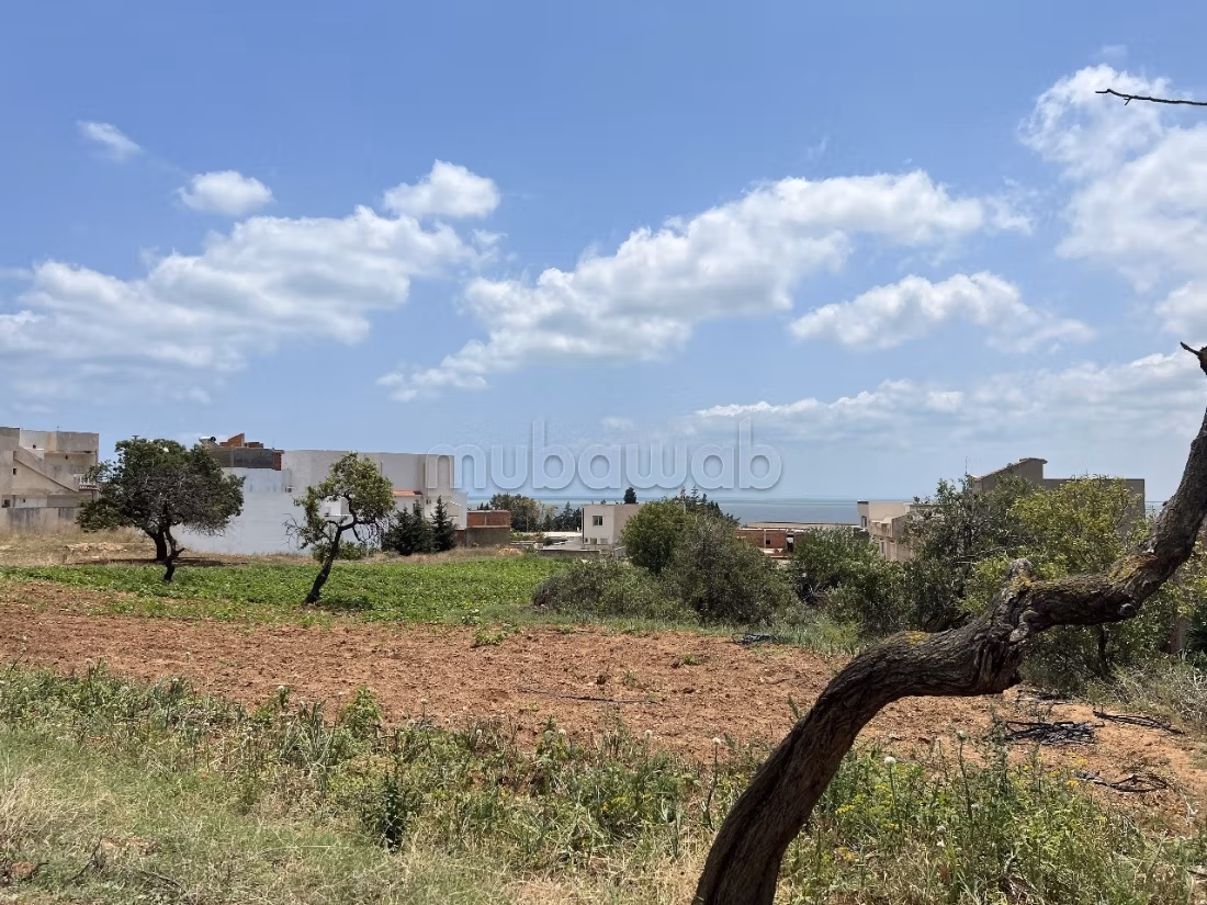 Terrain d'Exeption 1645 m² Ghar El Melh