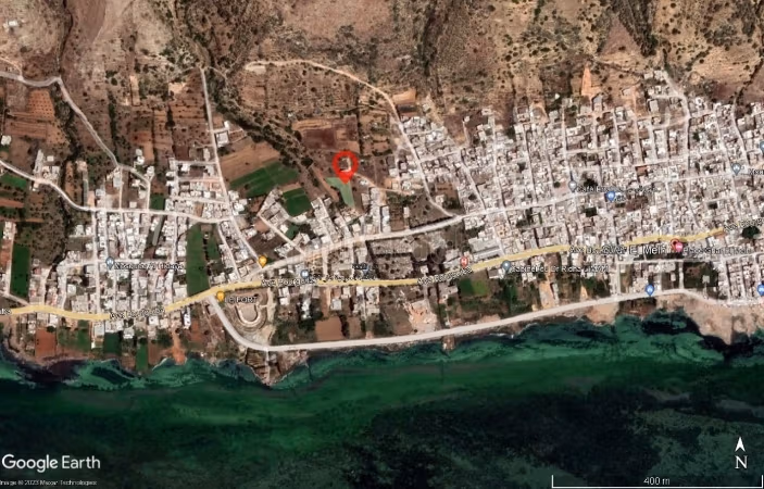 Exceptional land 1645 m² Ghar El Melh