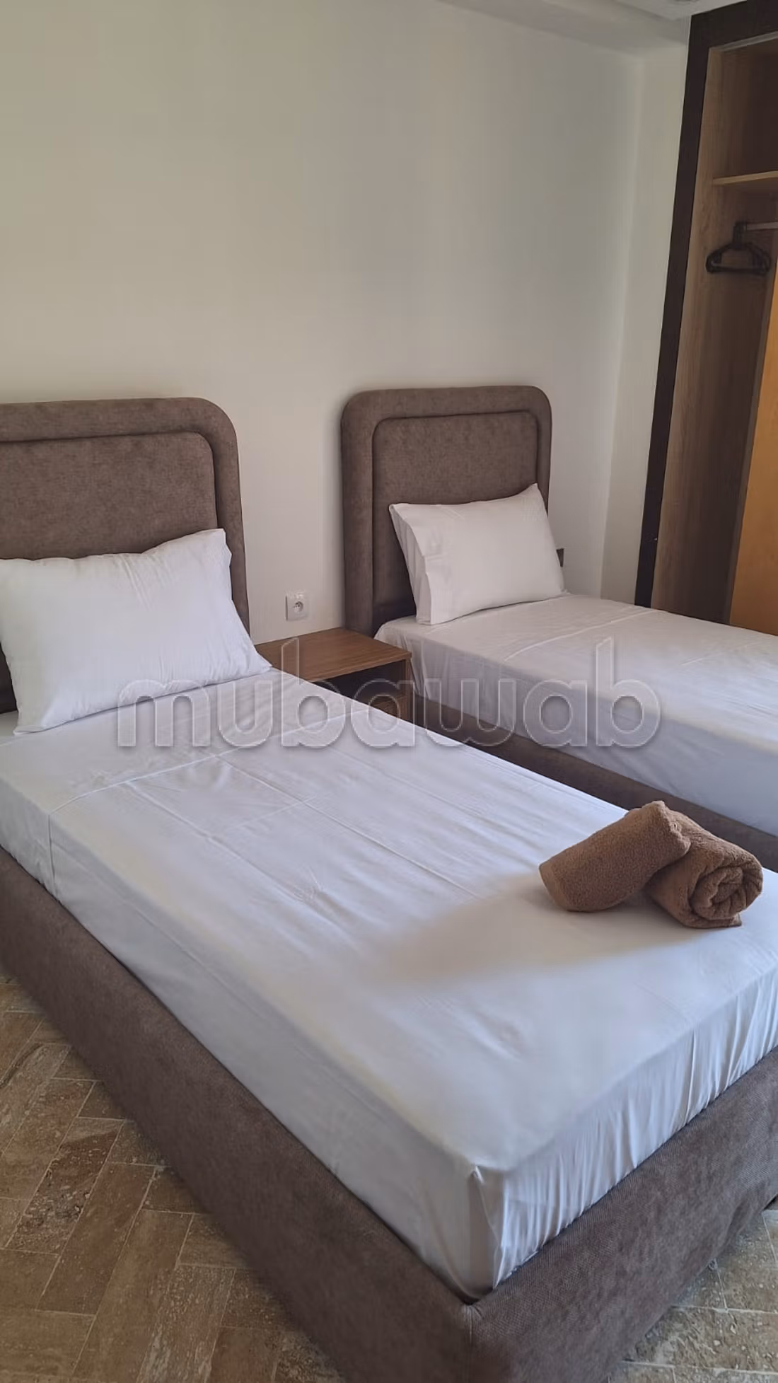 Bel appartamento in affitto a Plage Oued Cherrat. 2 belle camere. Arredato