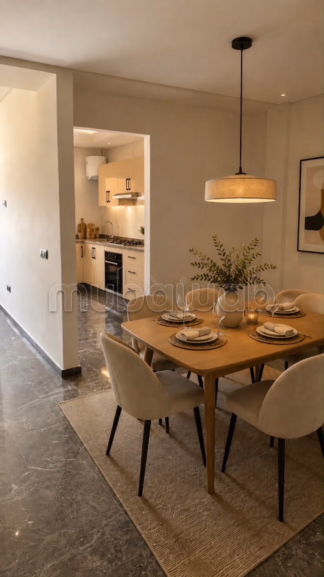 Appartement neuf de 81 m² à vendre à Bouakkaz – 2 chambres avec balcons.
Clé en main — 2