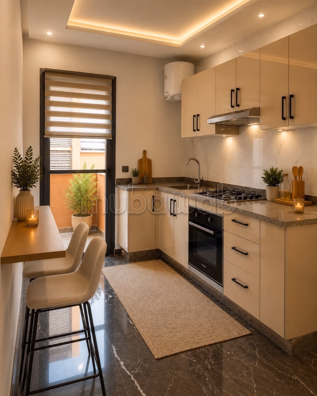 Appartement neuf de 81 m² à vendre à Bouakkaz – 2 chambres avec balcons.
Clé en main — 3