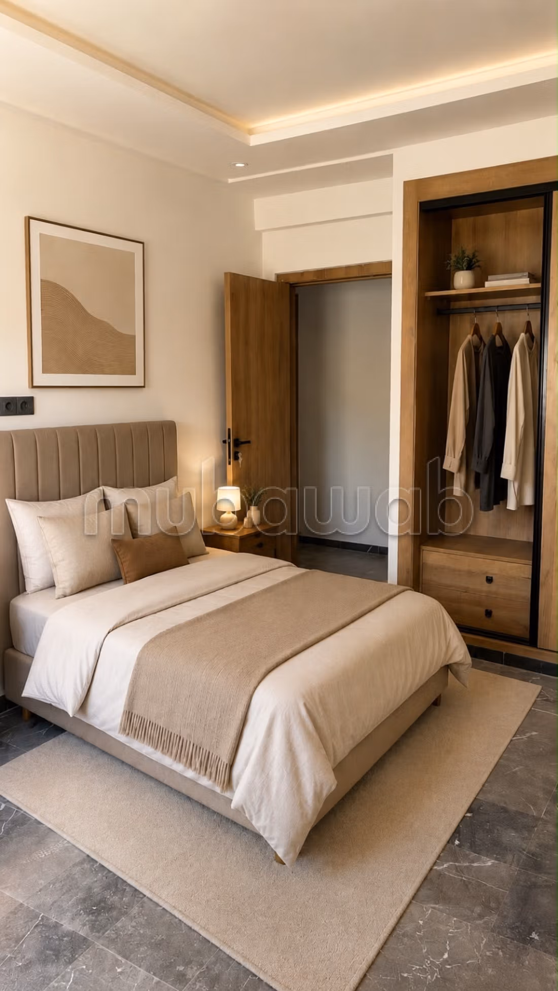 Appartement neuf de 81 m² à vendre à Bouakkaz – 2 chambres avec balcons.
Clé en main — 5