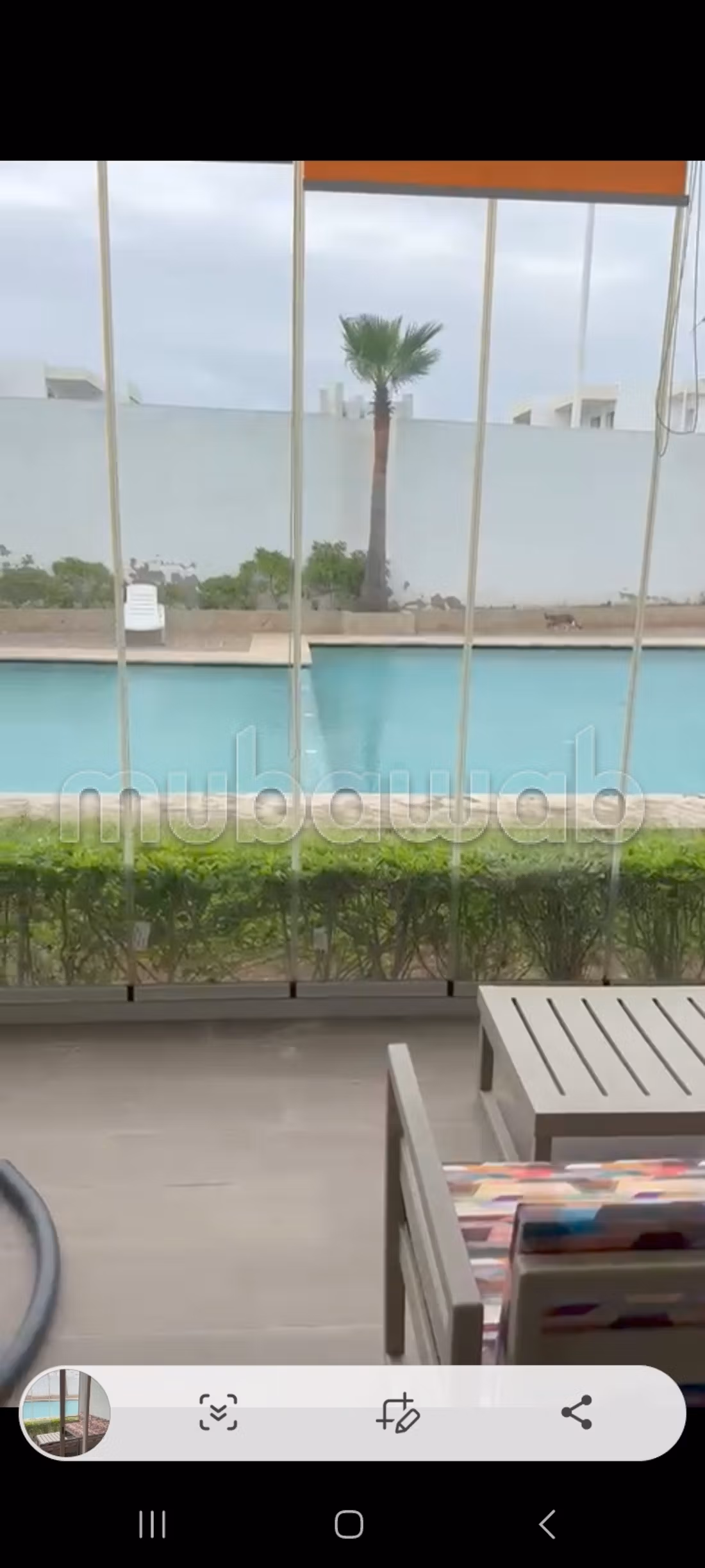 Vend appartement a sidi rahal. Surface 73 m². Belle terrasse vue jardin