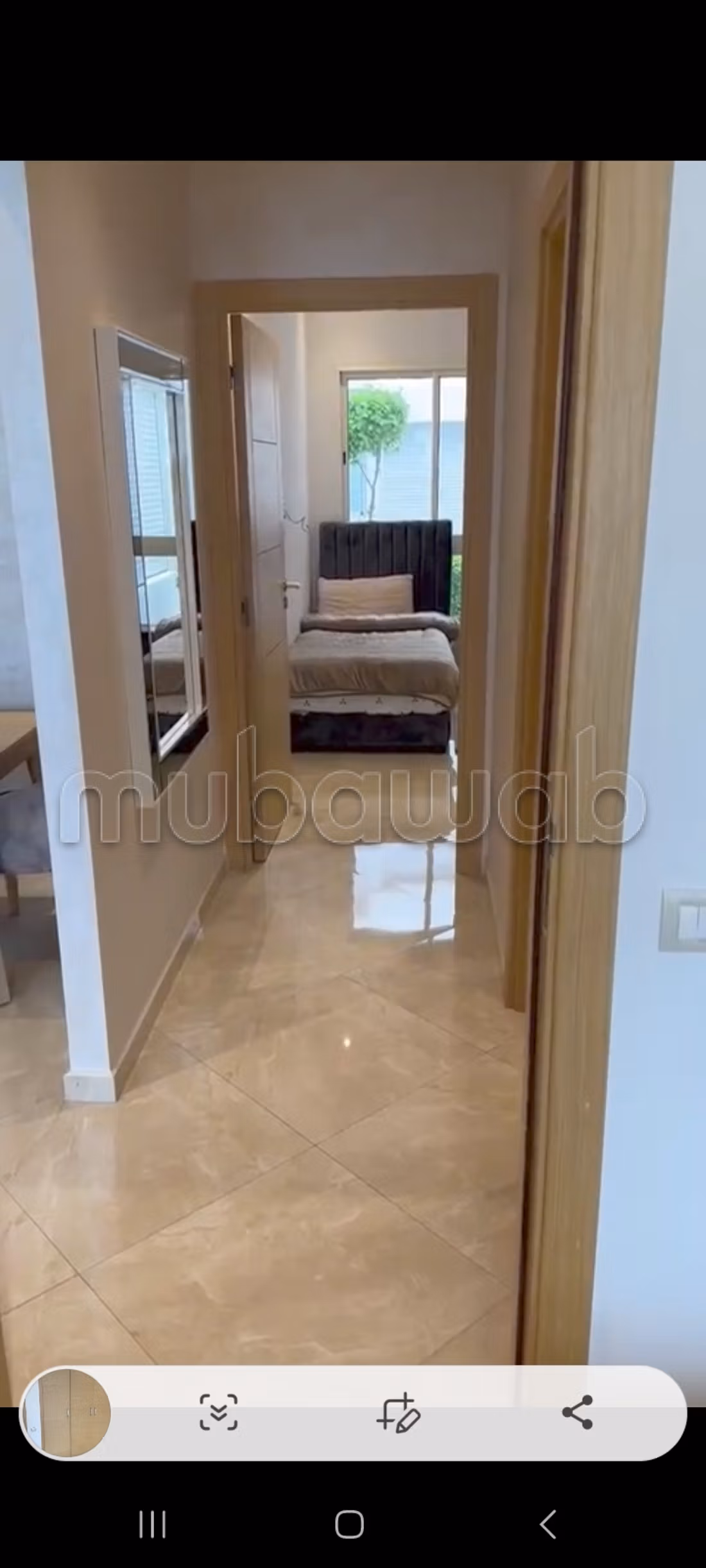 Vend appartement a sidi rahal. Surface 73 m². Belle terrasse vue jardin