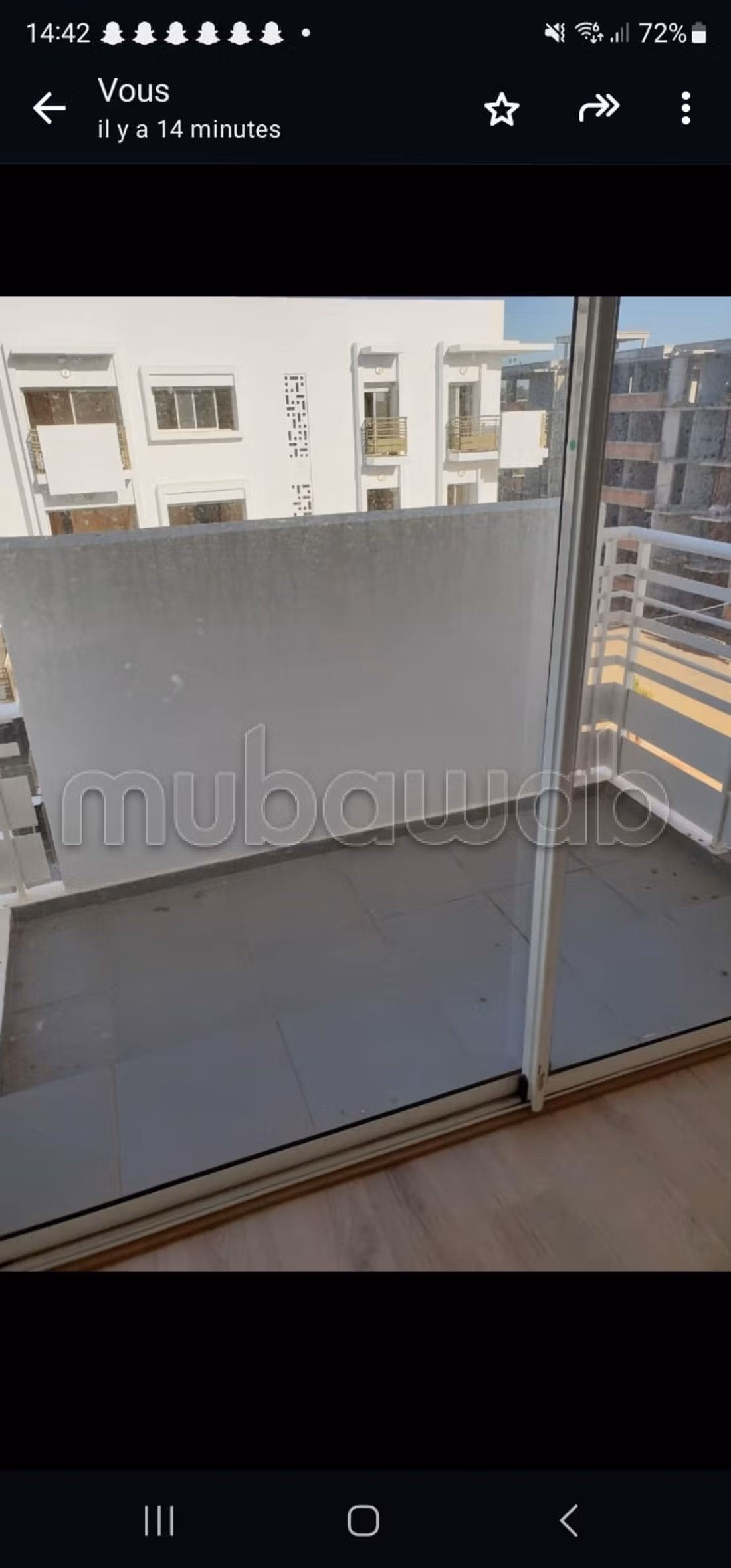 Appartement a louer les colines 
sidimaarouf