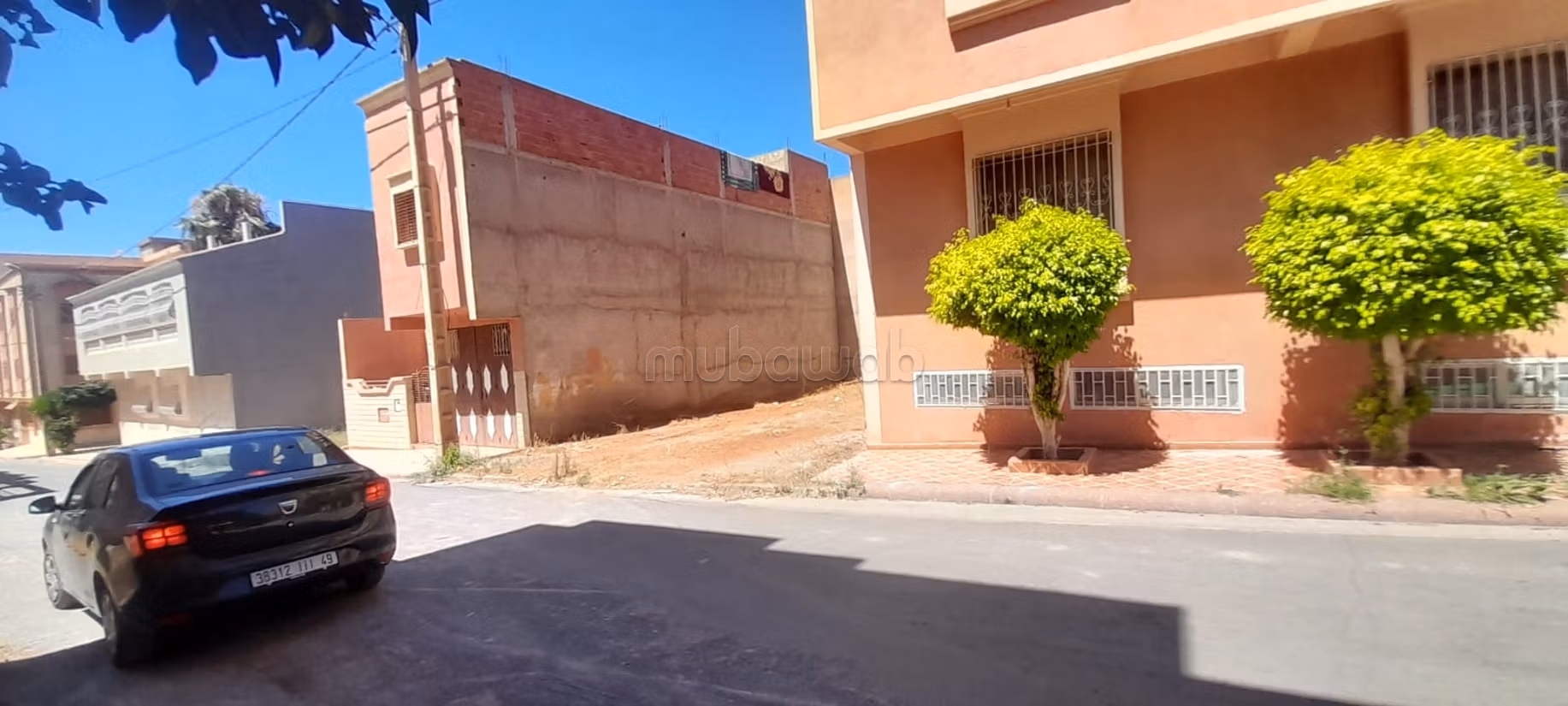Terrain a vendre 120m² Prix: 3 500 DH / m²