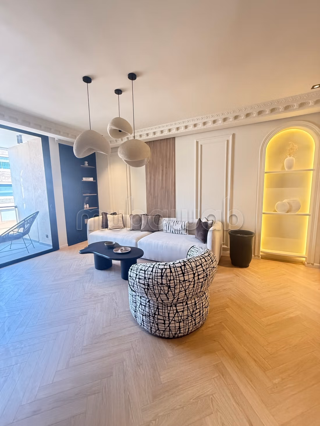 Appartement en location à Guéliz. Surface de 57 m². Meublé