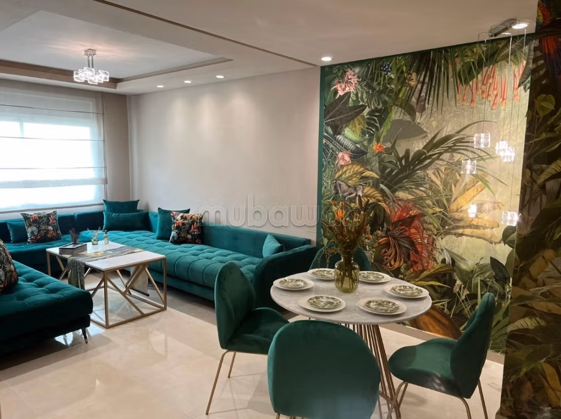 Bel appartement en location à Agdal. 
1 chambre. 
Bien meublé