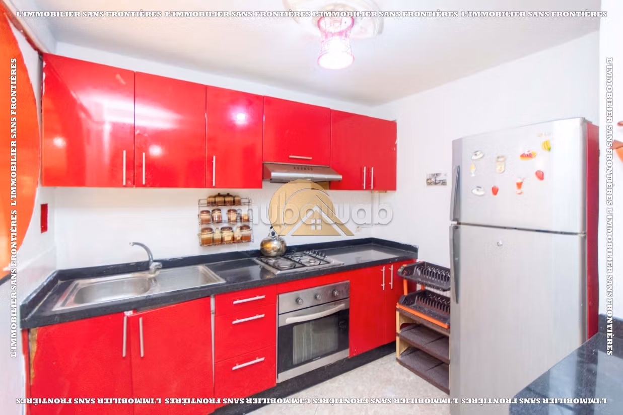 Doppio duplex semi arredato in affitto a Mabrouka, Marrakech – 70 m²
