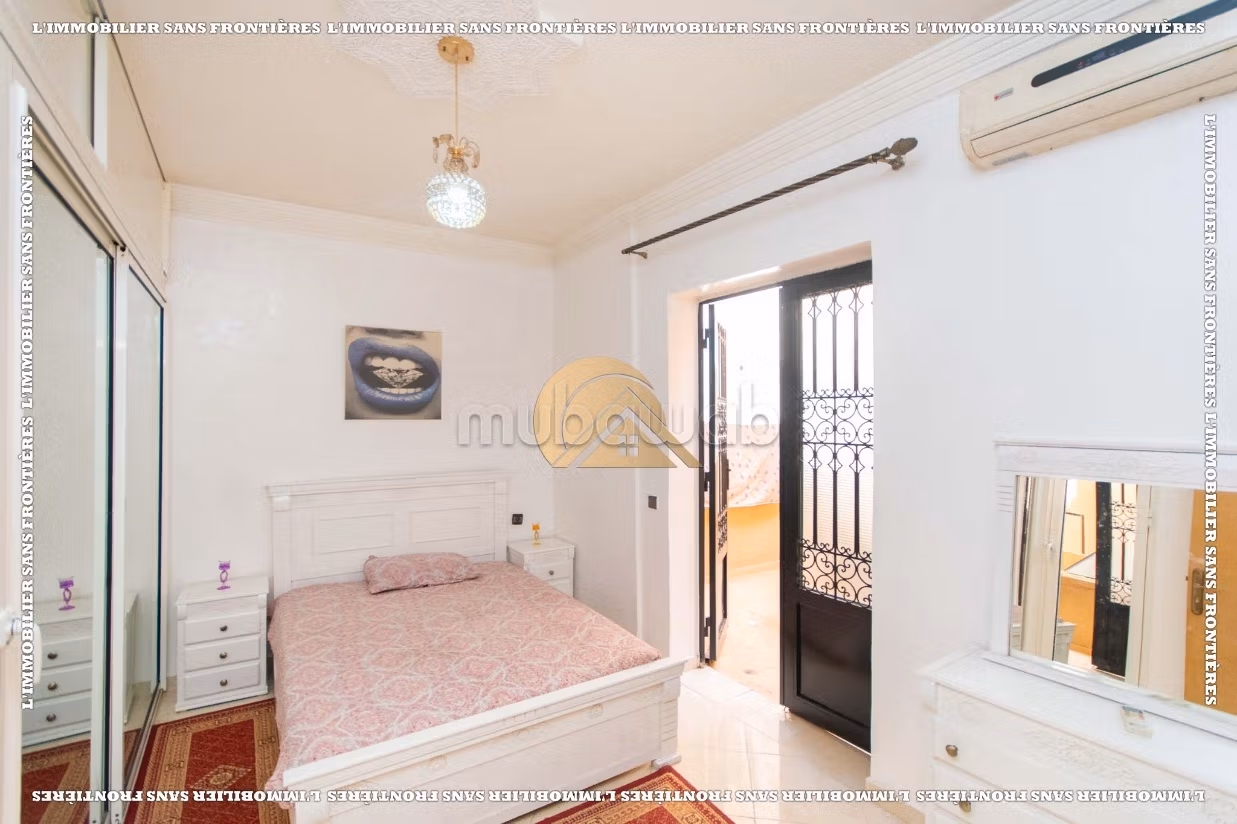 Doppio duplex semi arredato in affitto a Mabrouka, Marrakech – 70 m²