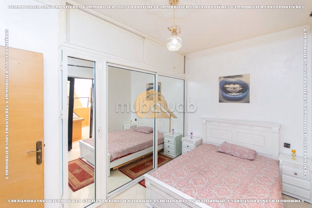 Doppio duplex semi arredato in affitto a Mabrouka, Marrakech – 70 m²