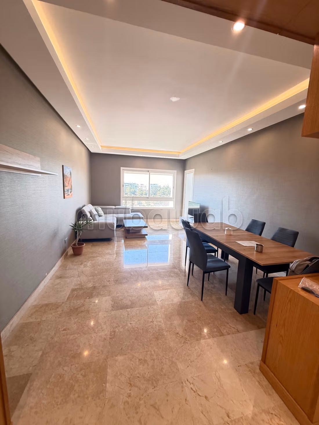 Appartement meublé 140m² en location à Souissi