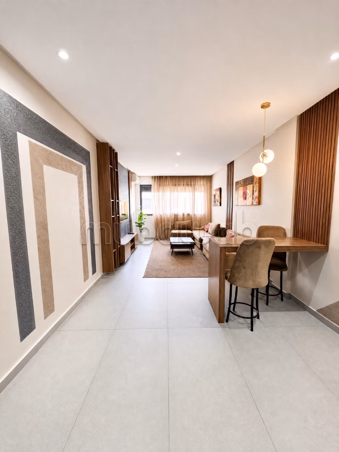 Location d'un appartement à Roches Noires. 
1 chambre. 
Meublé
