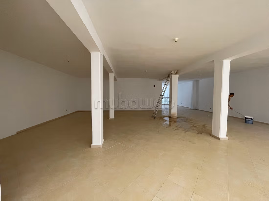 Biens commerciaux à louer dans la zone industrielle d'Ajzenia. Superficie totale de 380 m². Porte renforcée, résidence sécurisée.