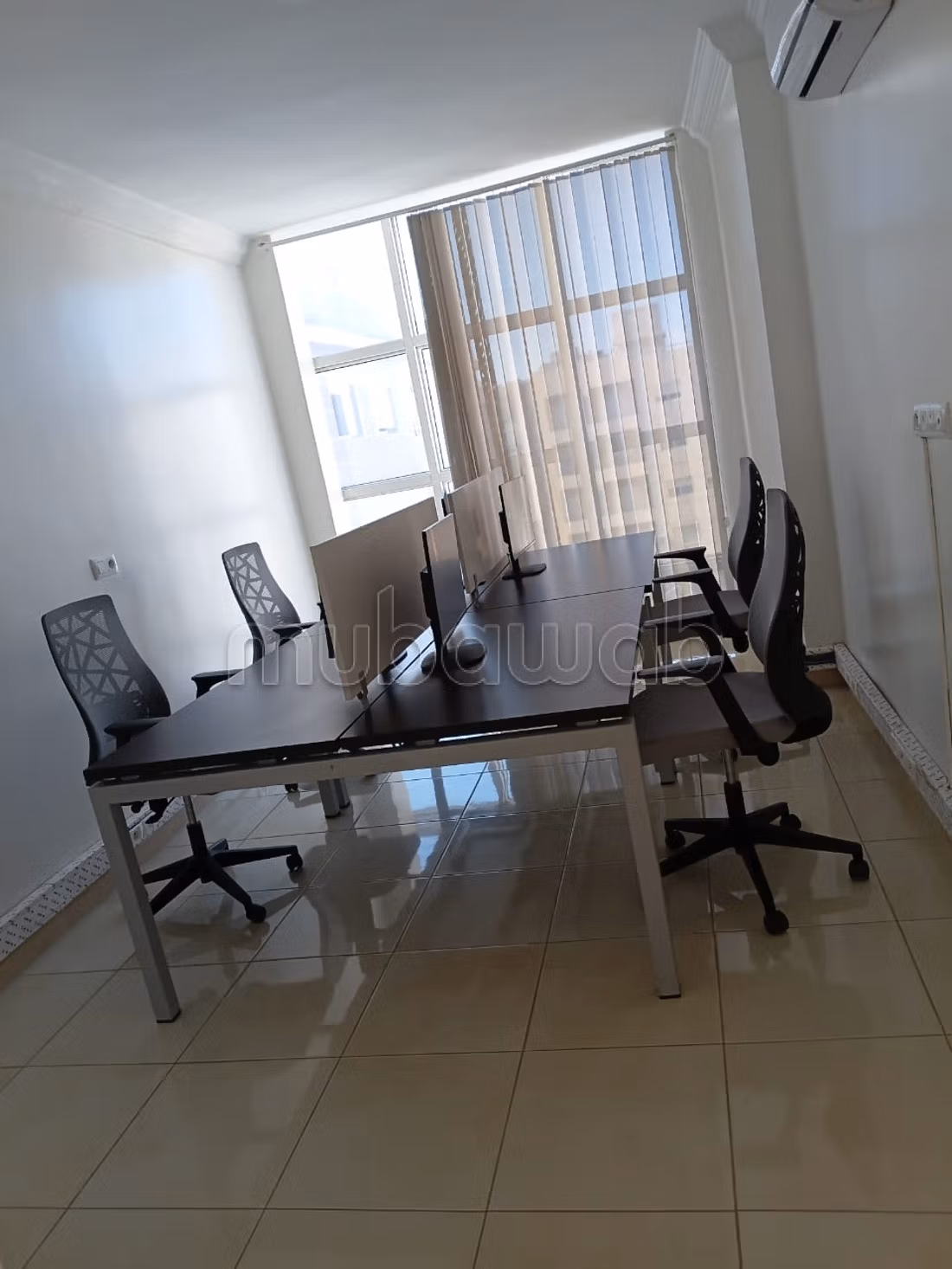 Equipped coworking office