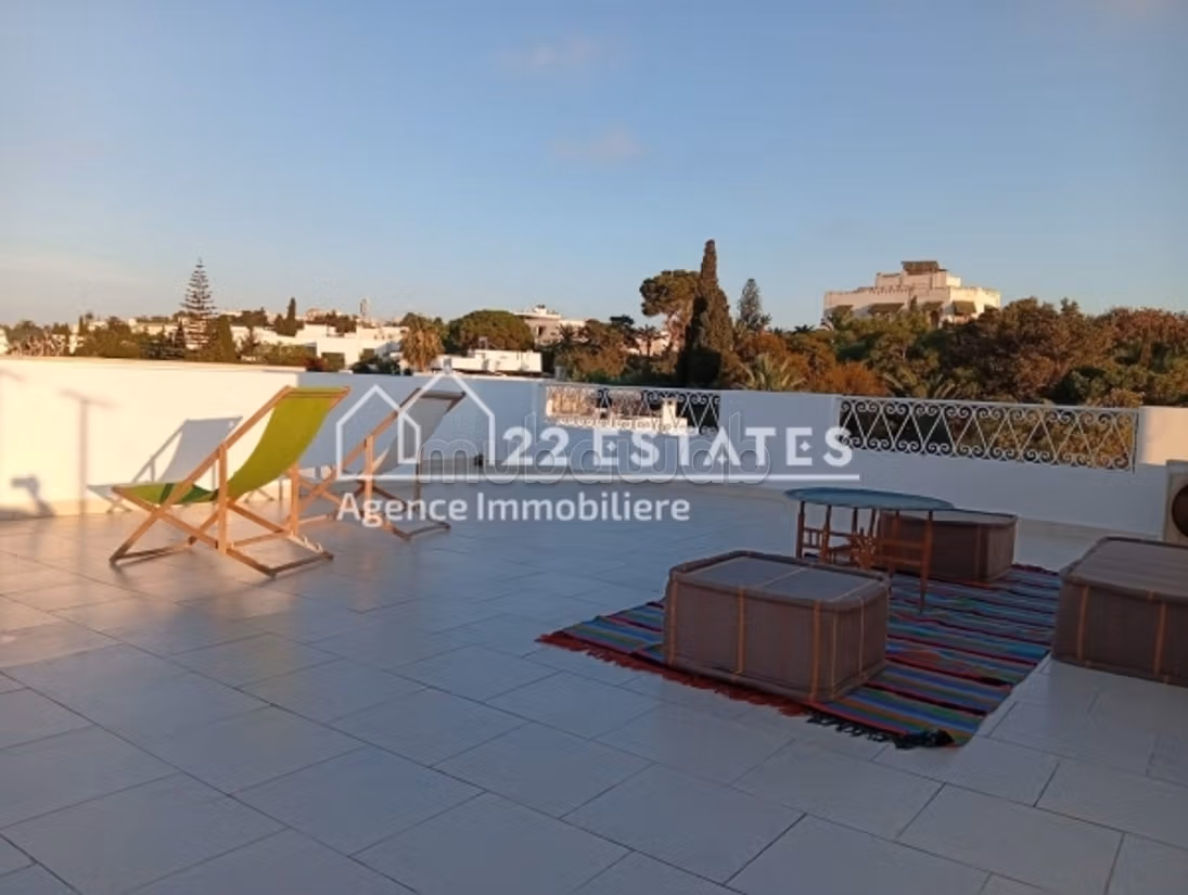 Duplex S3 arredato con terrazza nel cuore di Sidi Bou Said