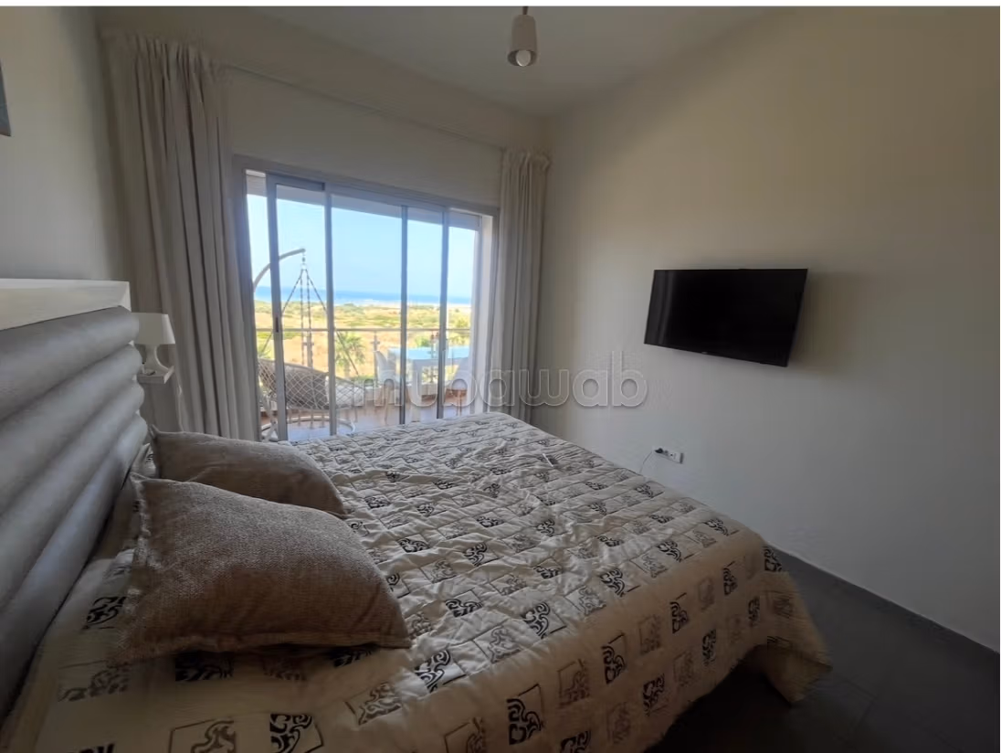 Location d’un appartement Meublé 1 chambre, 1 sdb, 1 cuisine fermée dans résidence avec piscine