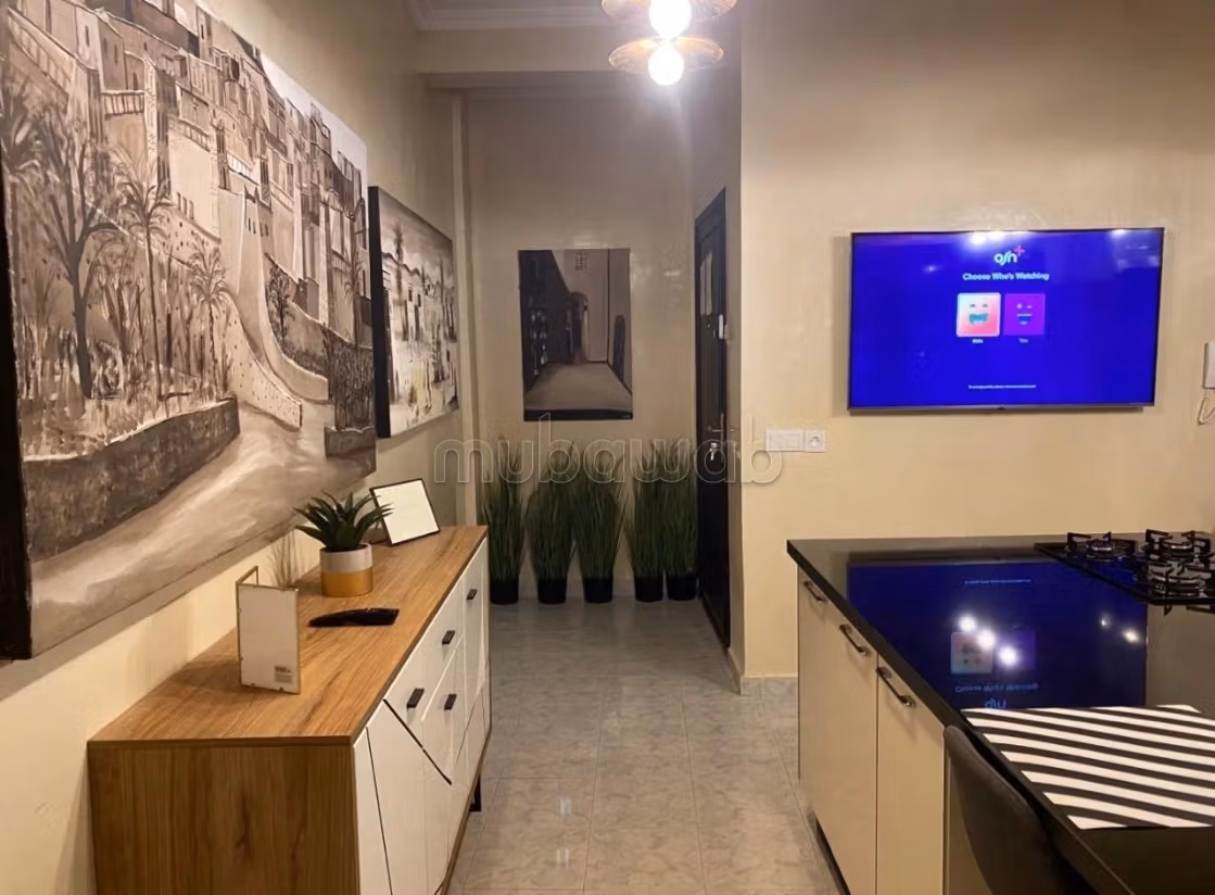Gemeubeld Appartement Te Huur – 65 m², Marrakech Plaza