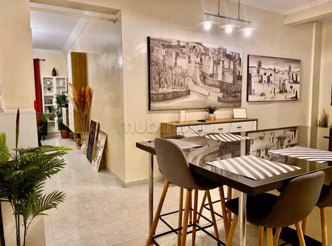 Gemeubeld Appartement Te Huur – 65 m², Marrakech Plaza