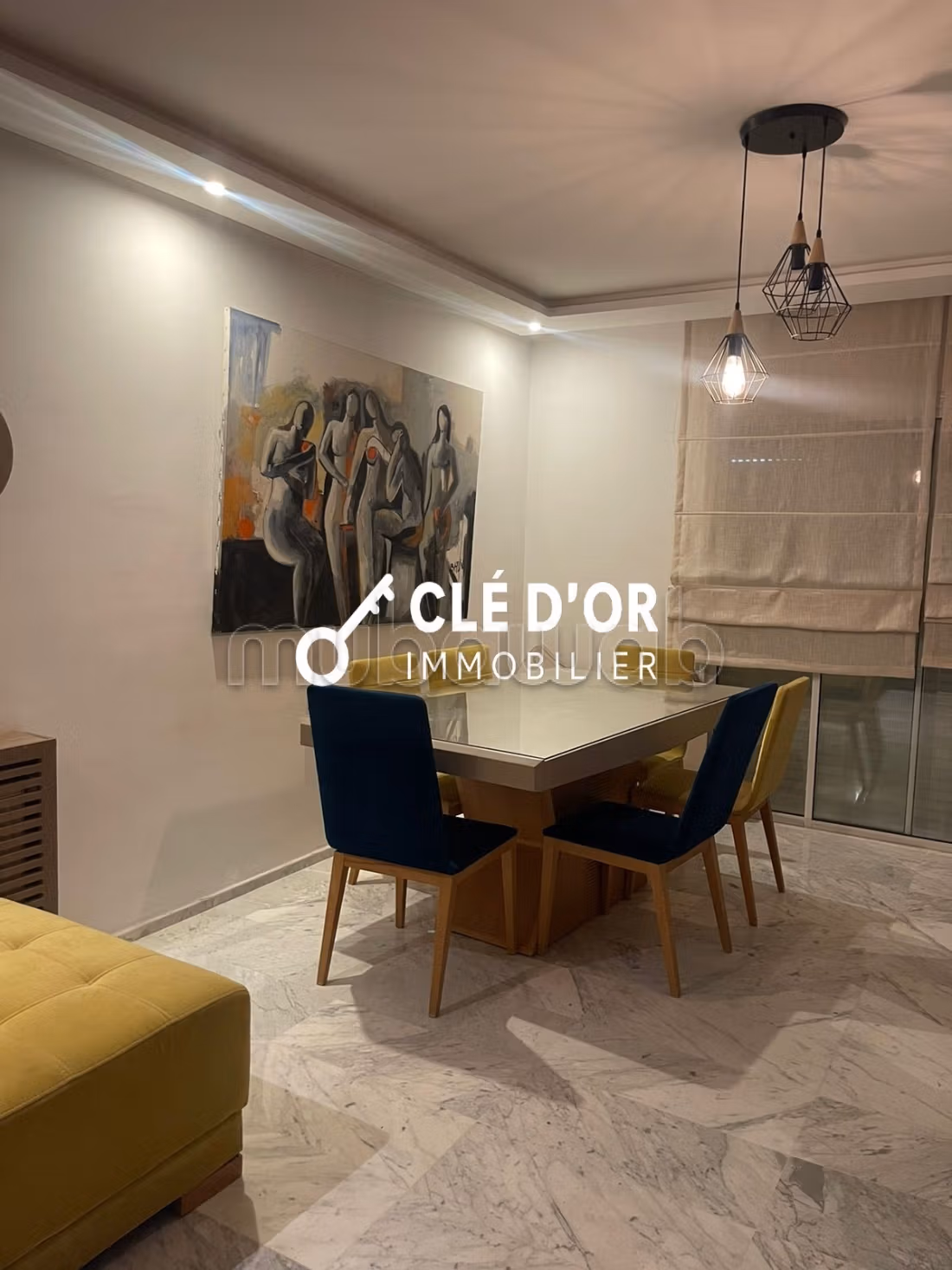 Appartement S2 meublé à louer Jardin de Carthage