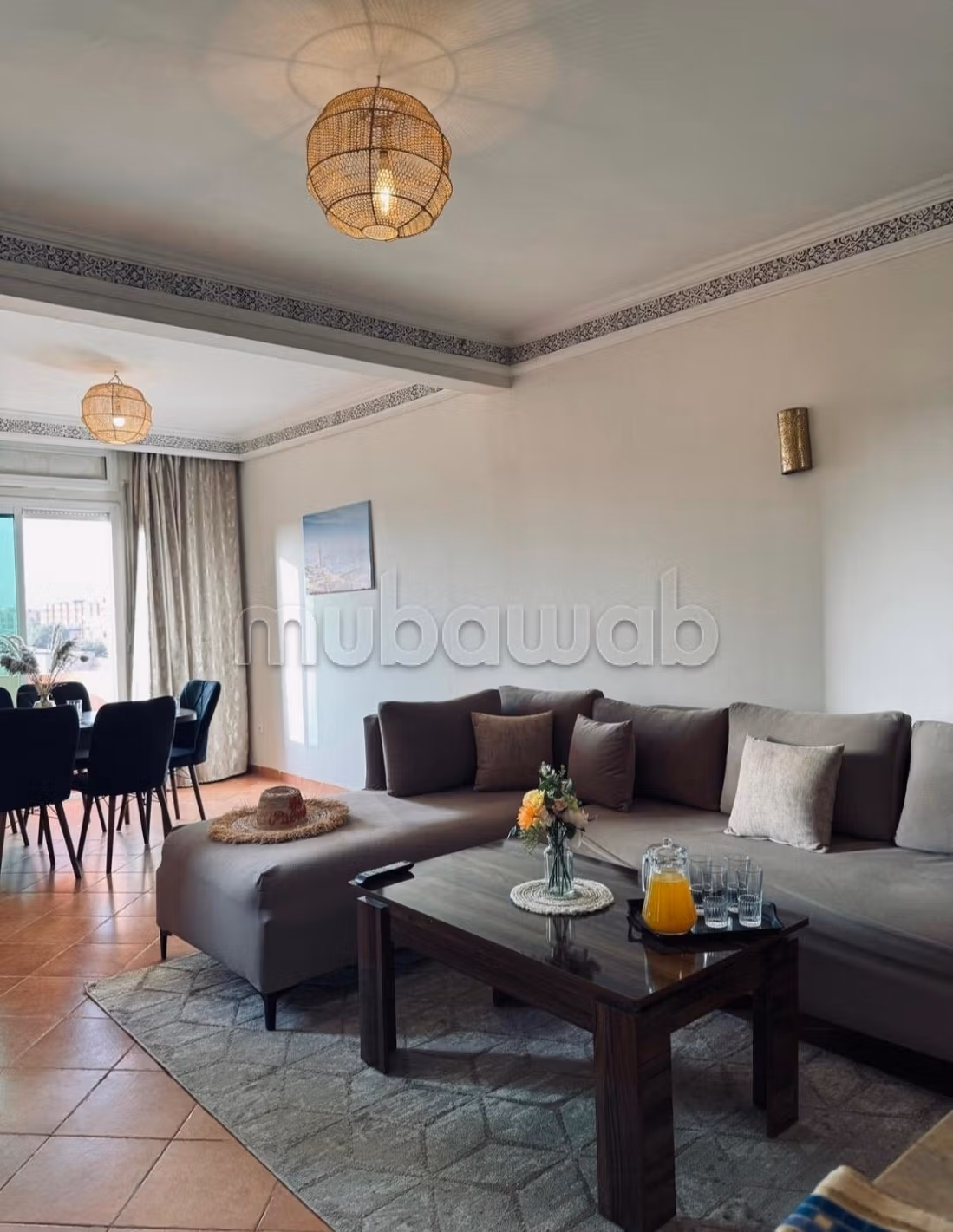 Location d'un appartement à Guéliz. 2 belles chambres. Meublé — 5