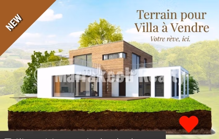 Terrain villa 341 m deux façades hay Mohammadi