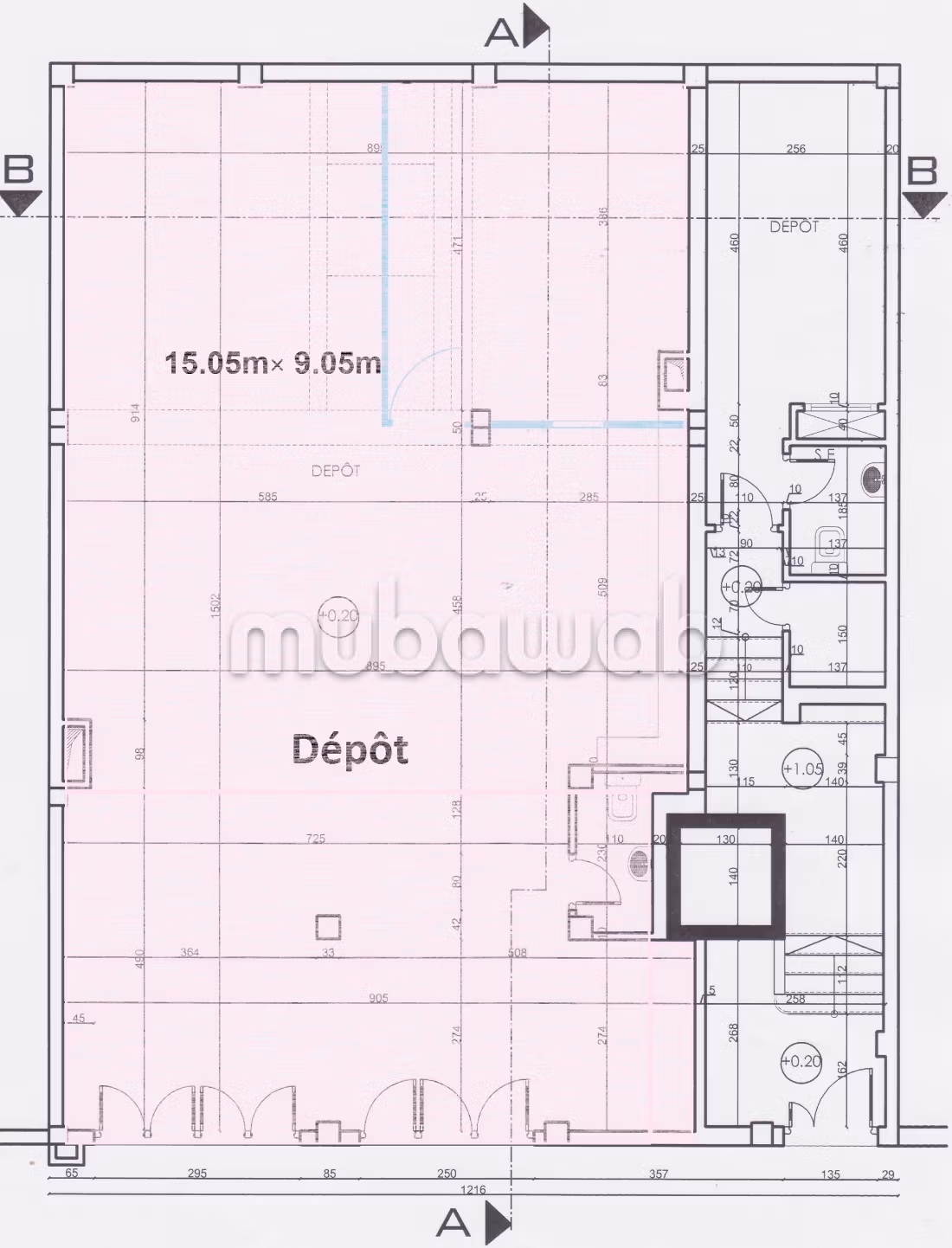 Strategic Warehouse for Rent Passage/Lafyette Tunis