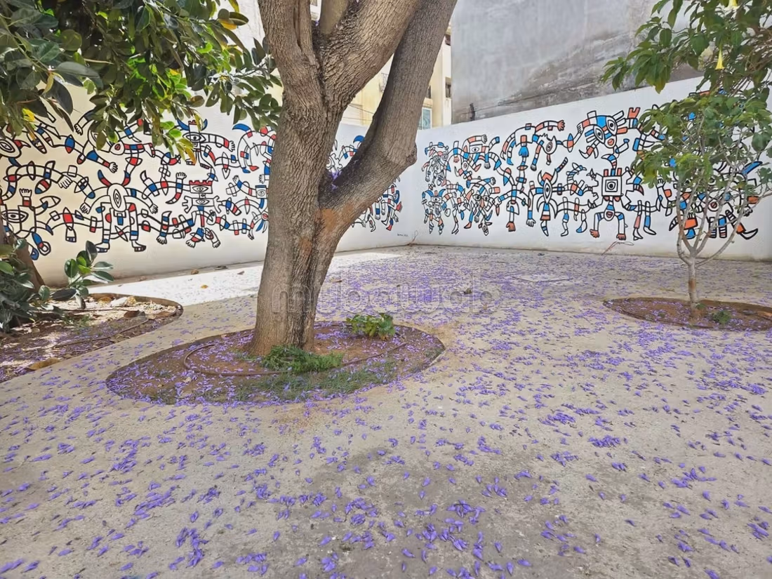 Alquila este apartamento en Moulay Youssef. Gran área de 130 m². Portero y aire acondicionado