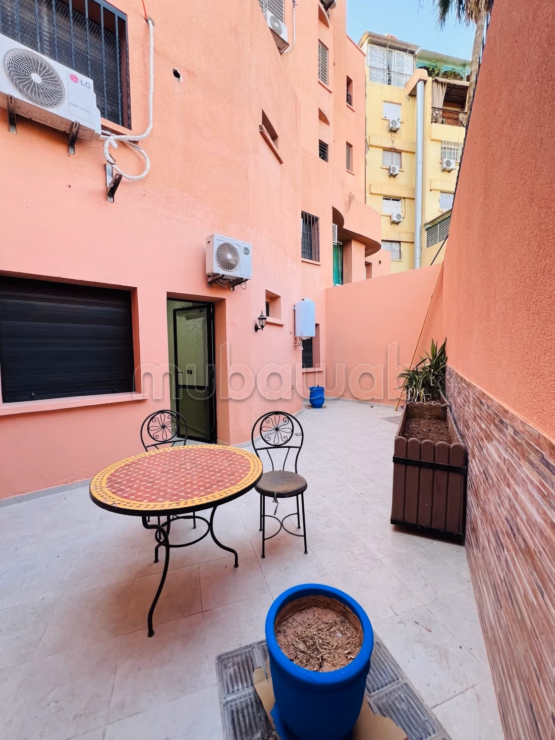 Appartement en location à Guéliz. Surface de 150 m². Double vitrage et chauffage central