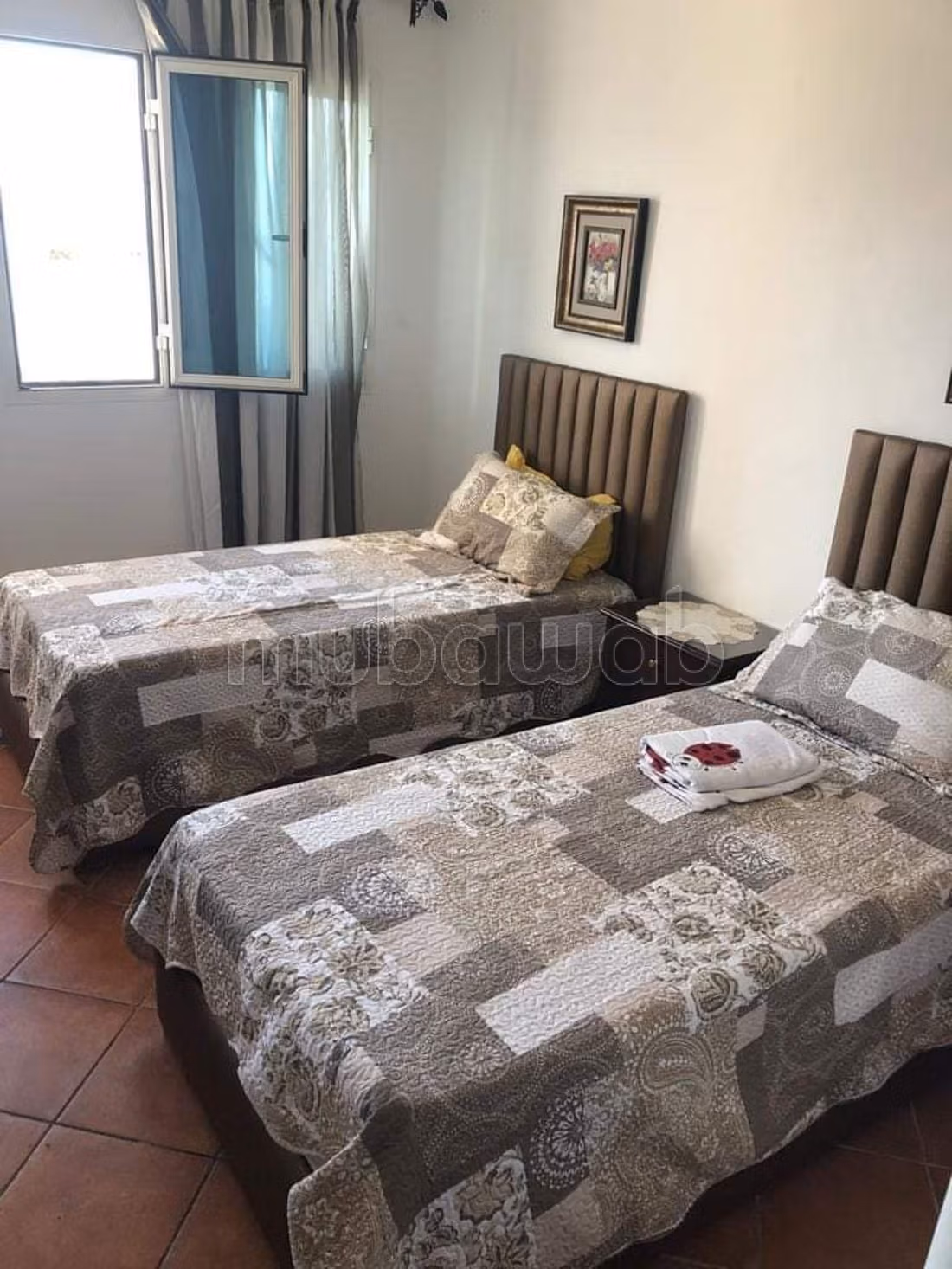 Affitto di un appartamento a Fnideq. 2 camere da letto. Ben arredato
