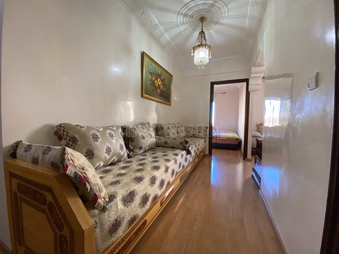 Apartamento de vacaciones en alquiler en Narjis. 3 habitaciones cómodas. Salón marroquí, seguridad